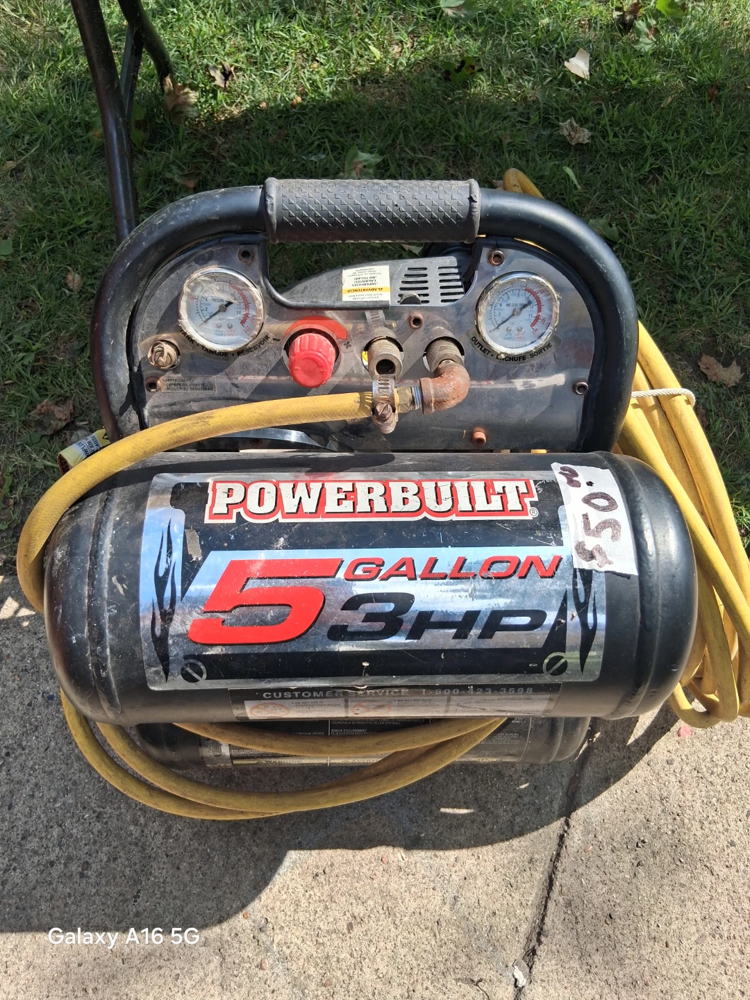 5 gallon 3hp