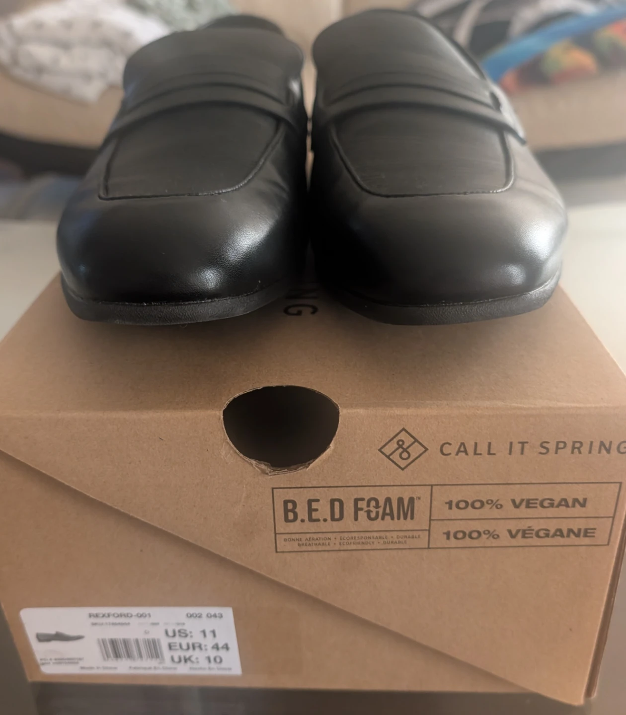 Call It Spring Black Loafer Shoes