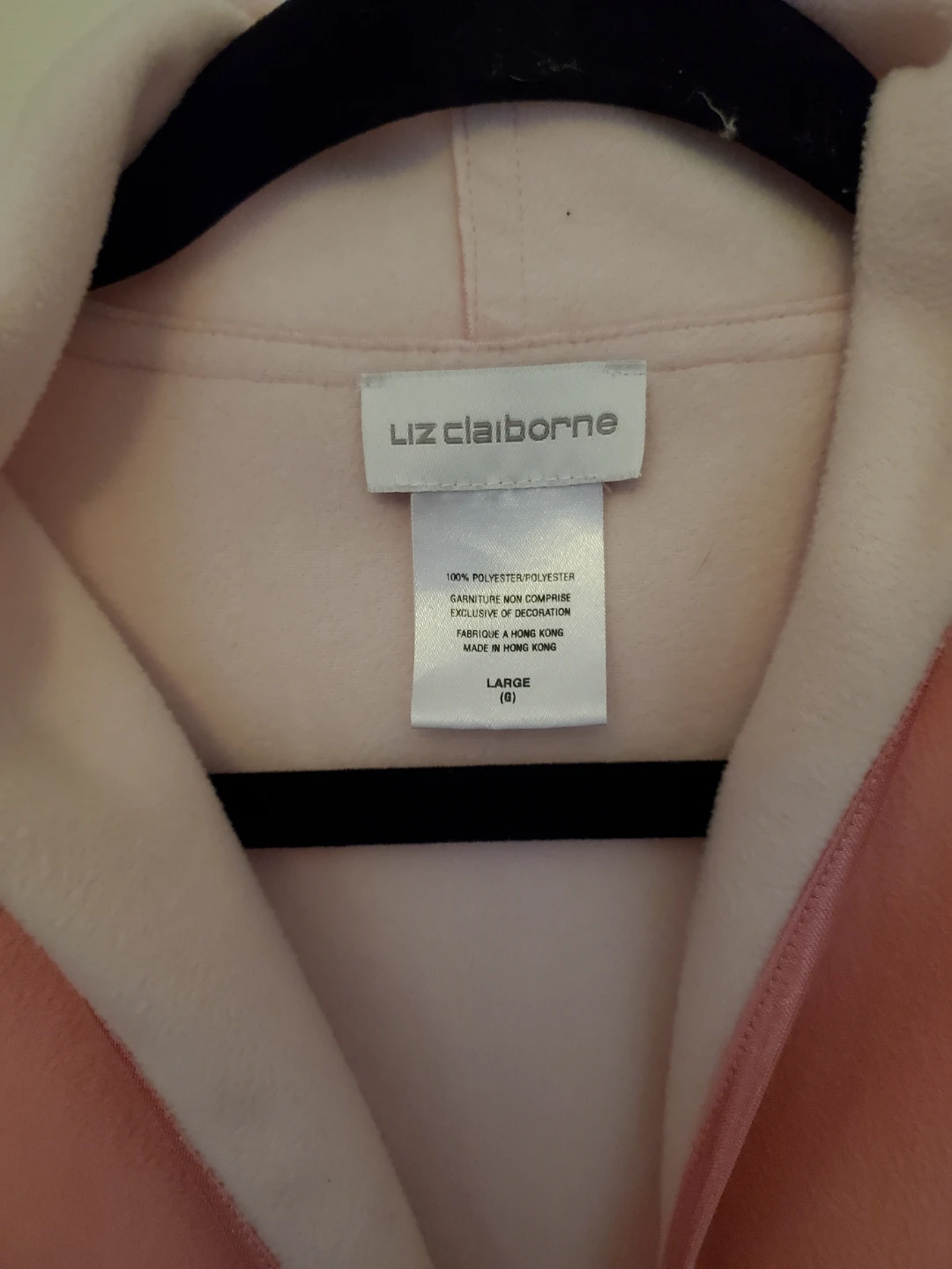 Liz Claiborne Pink Fleece Pajama Set - photo 3