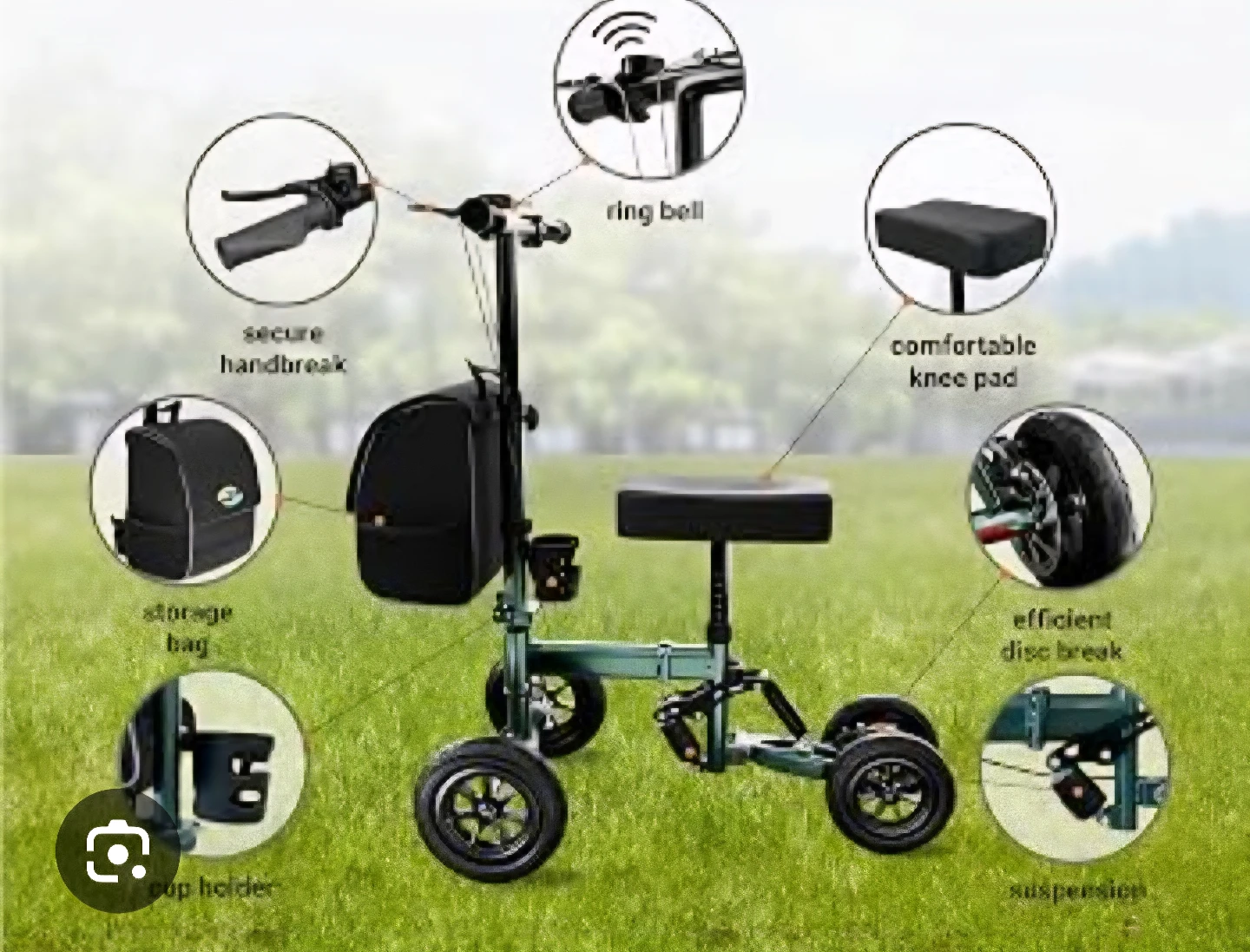 SuperHandy Knee Walker - Height Adjustable - photo 4