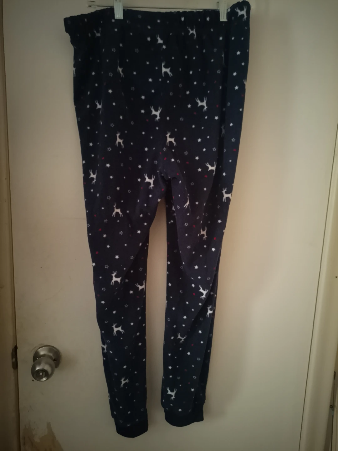 George. Fleece Pajama Pants L/G Navy Deer & Stars - photo 3