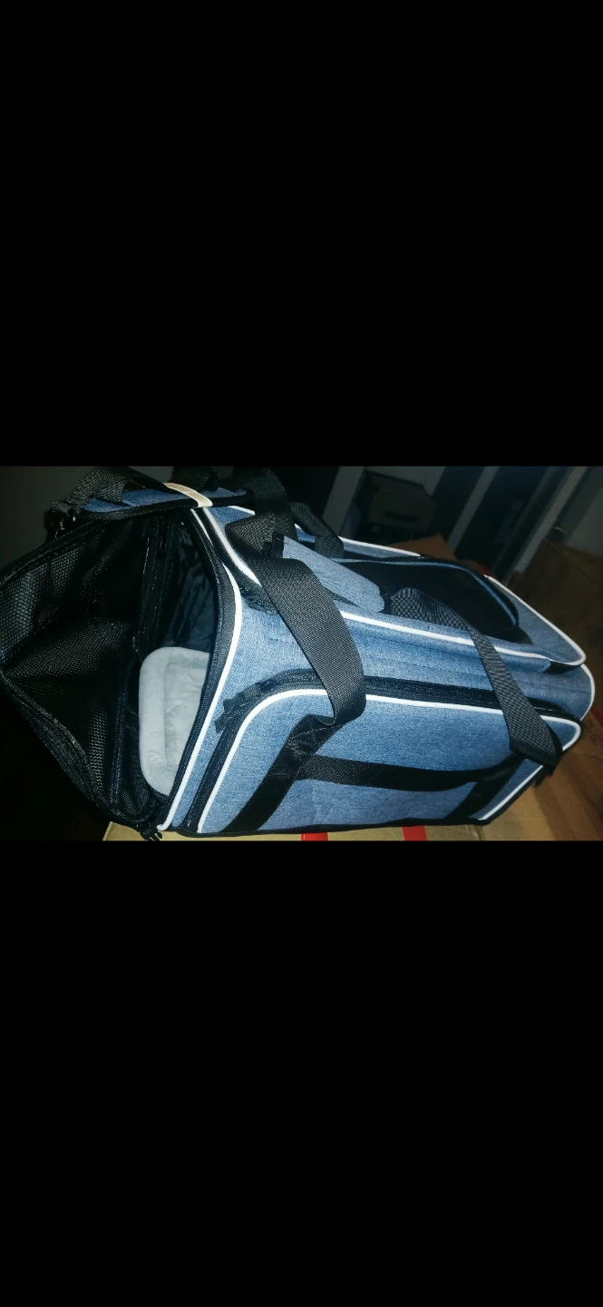 Blue Pet Carrier Bag