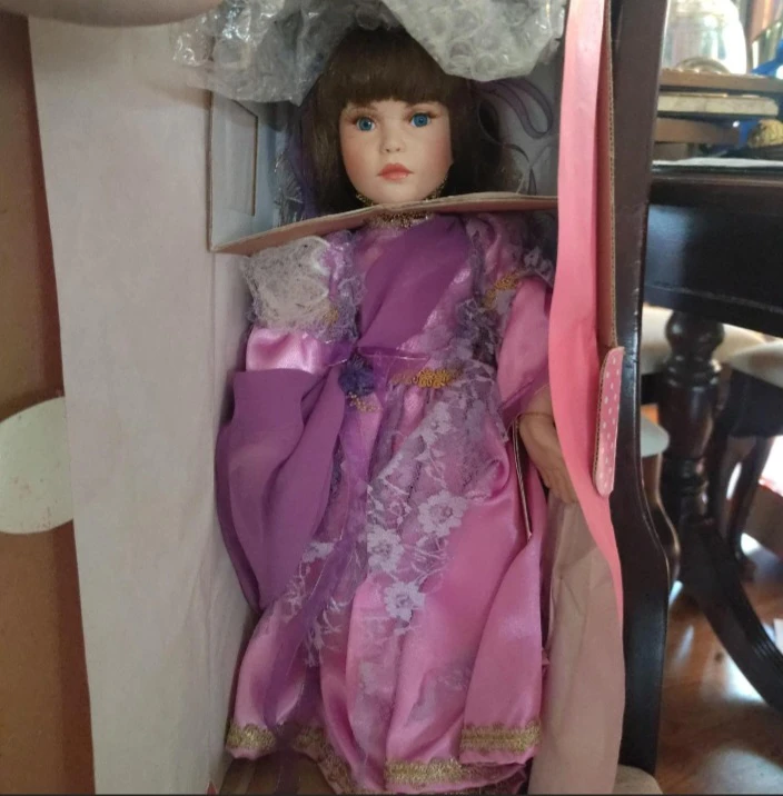Paradise collection porcelain doll