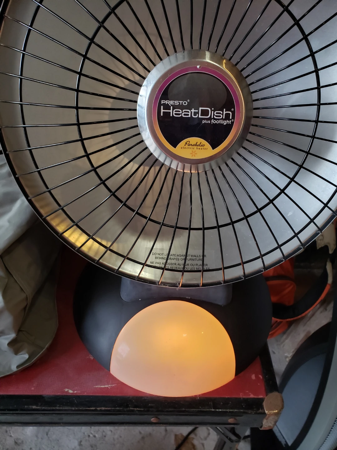 Presto HeatDish Plus Footlight Parabolic Heater - photo 2