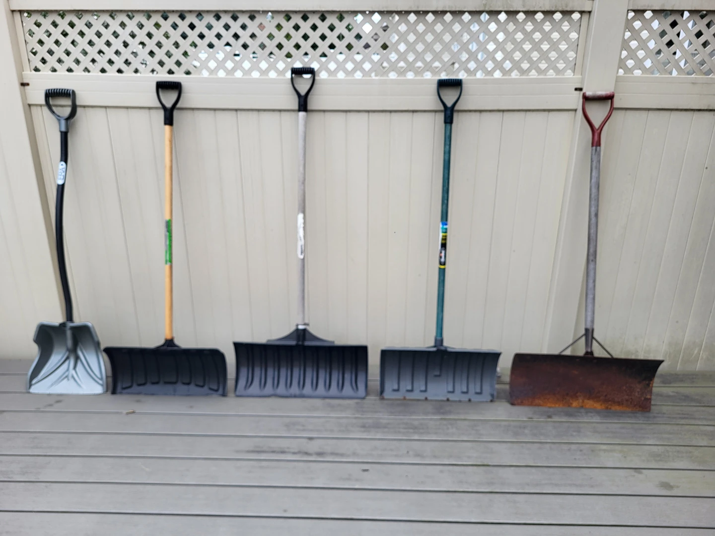 Winter Snow Shovels and Pushers