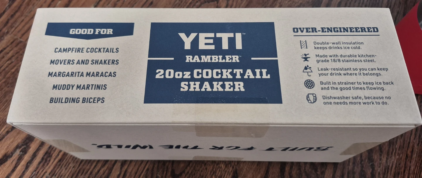 Brand New Red YETI Rambler Ice Bucket and Cocktail Shaker Set - photo 5