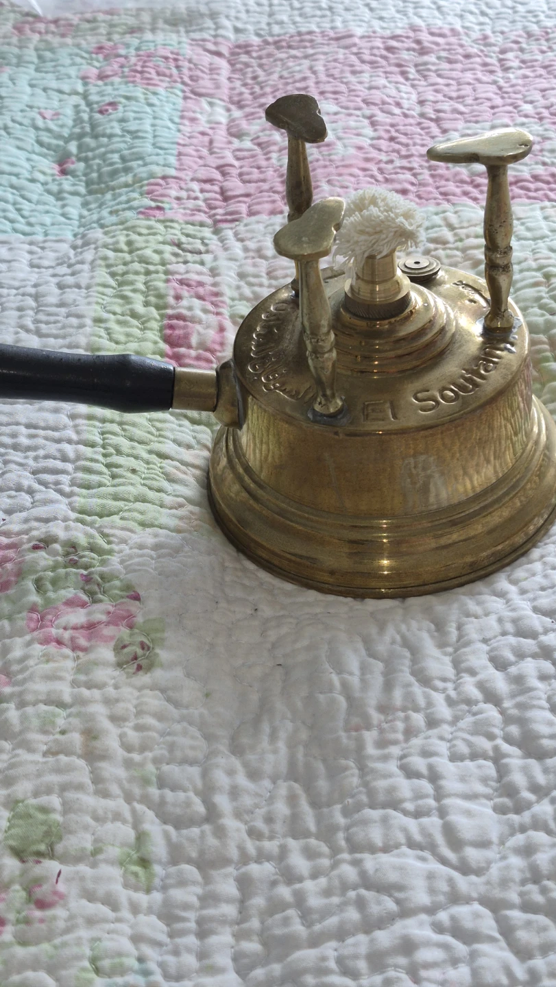 Brass El Sultan portable stove burner