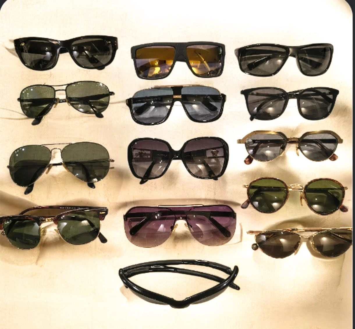 Assorted Sunglasses Ray-Bans, Oakley, Versace, Adidas