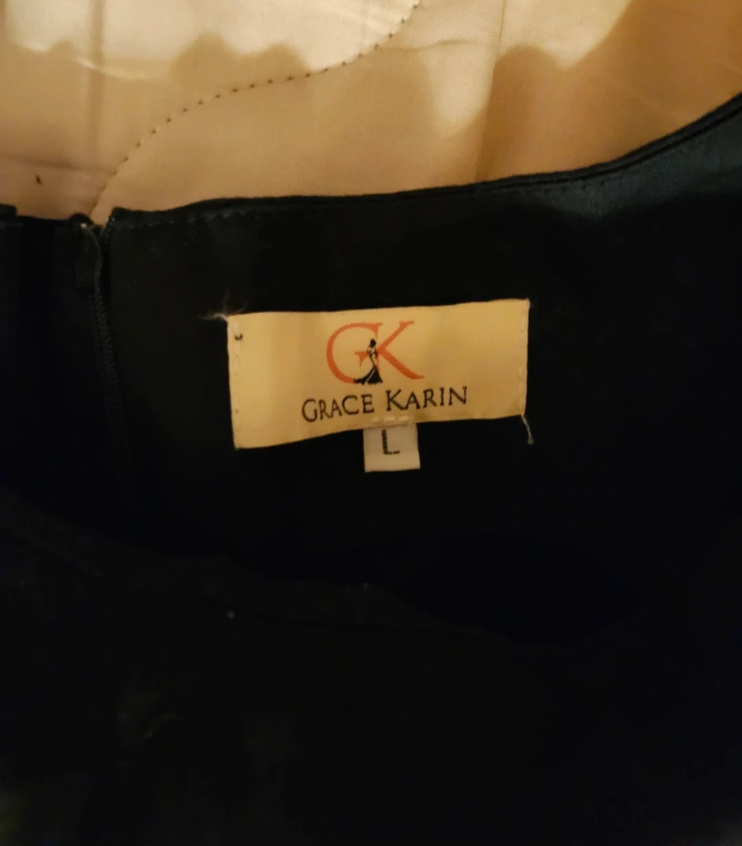 Grace Karin Black Sleeveless Flare Dress, Large Teens Juniors - photo 2