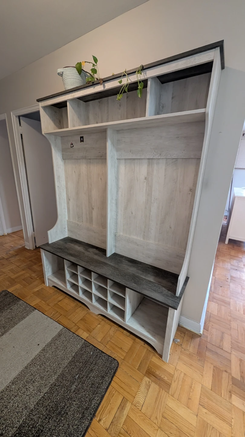 Hall Tree with Bench and Shoe Storage