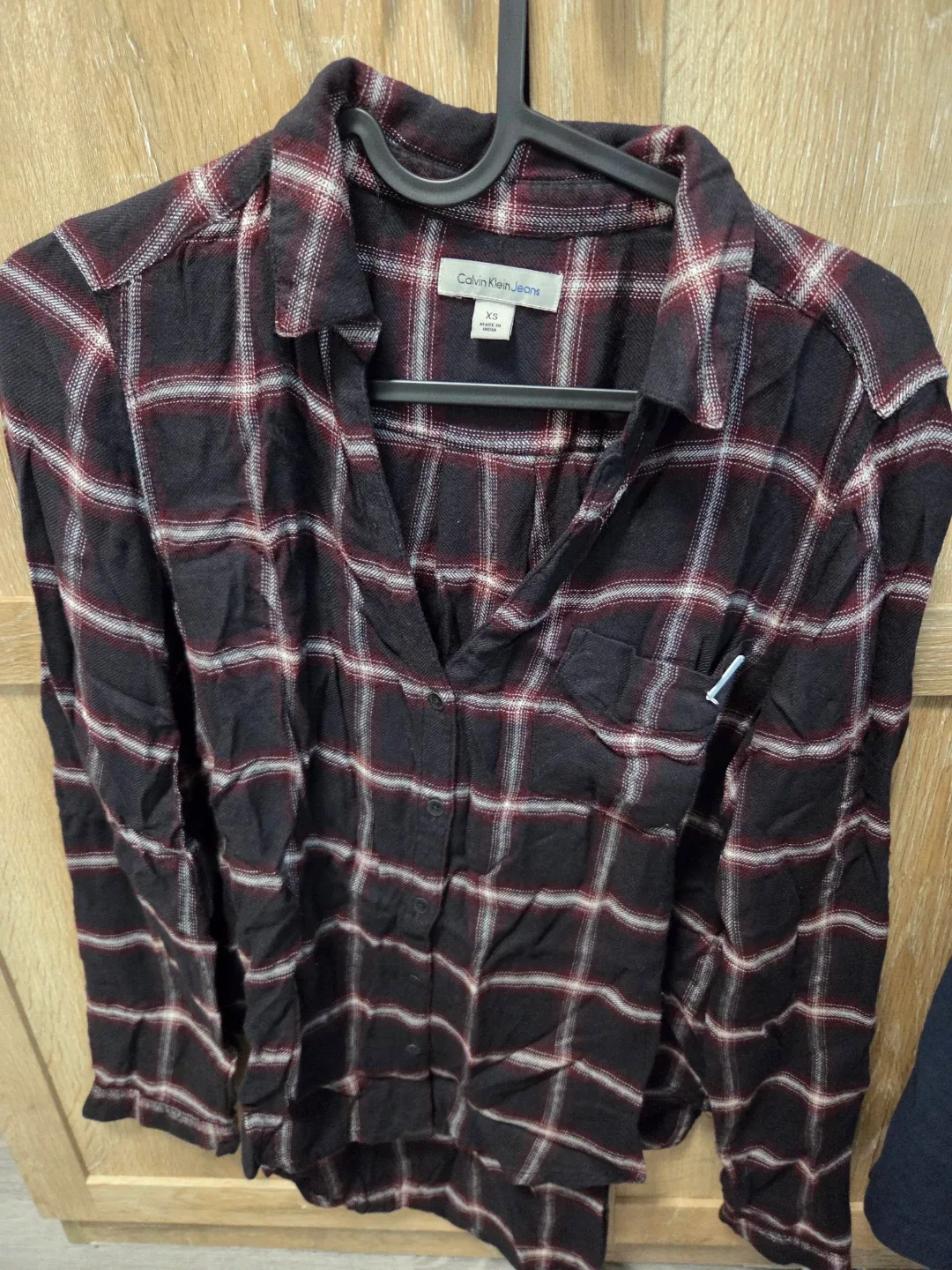 Calvin Klein Jeans Plaid Flannel Shirt
