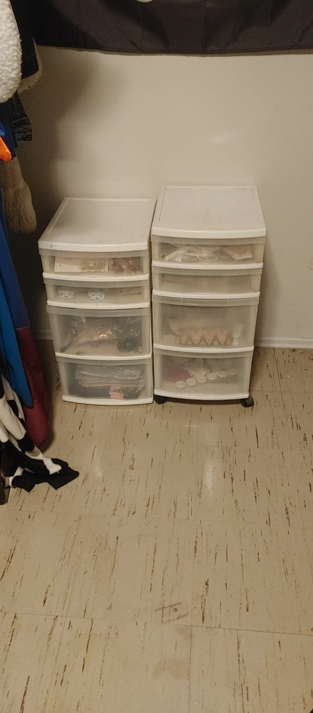 Plastic Drawer Storage Unit