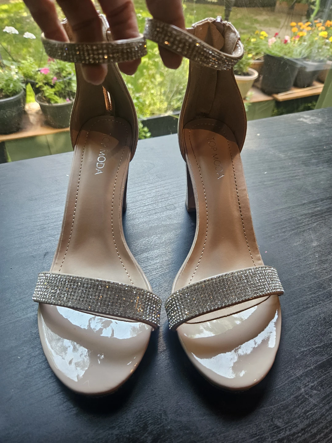 Top Moda Block Heels - Size 8.5