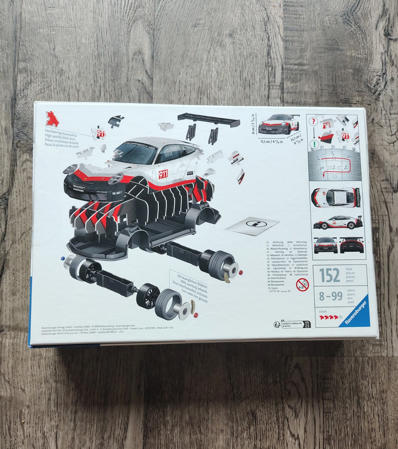 New and sealed Ravensburger Porsche 3D Puzzle - photo 2
