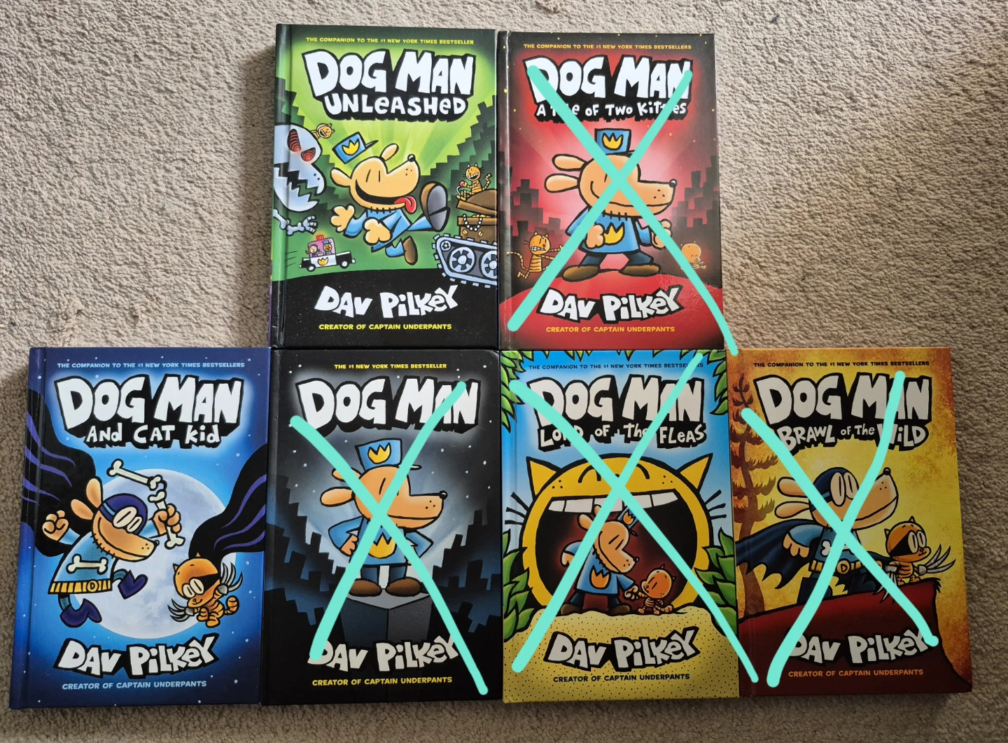 **These are going fast **  Dog Man & Cat Kid Comic  Books