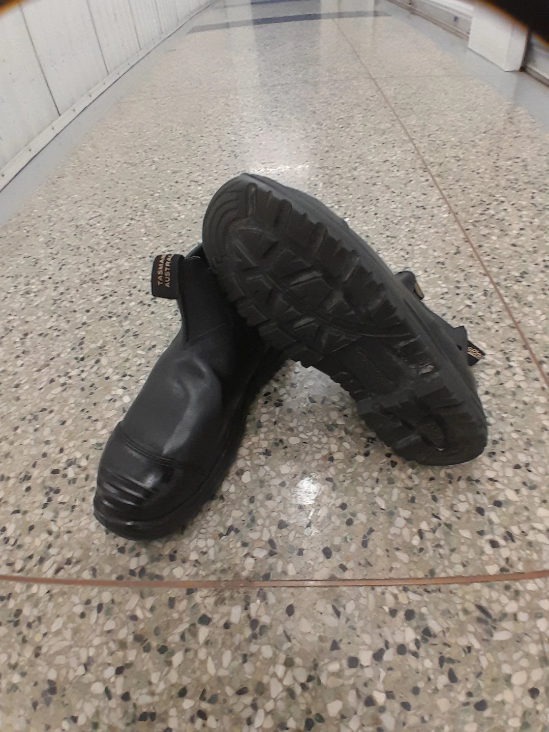 Blundstone Black Leather Steel Toe Work Boots Men's Size 12 - photo 3