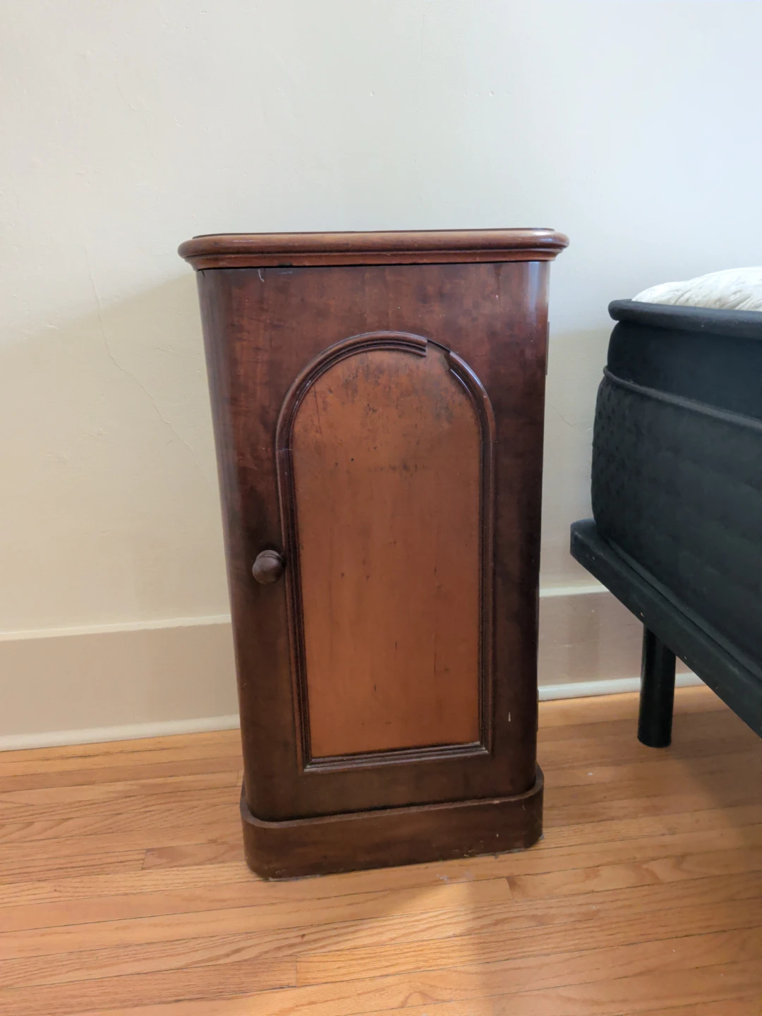 Vintage Wooden Side Table Cabinet