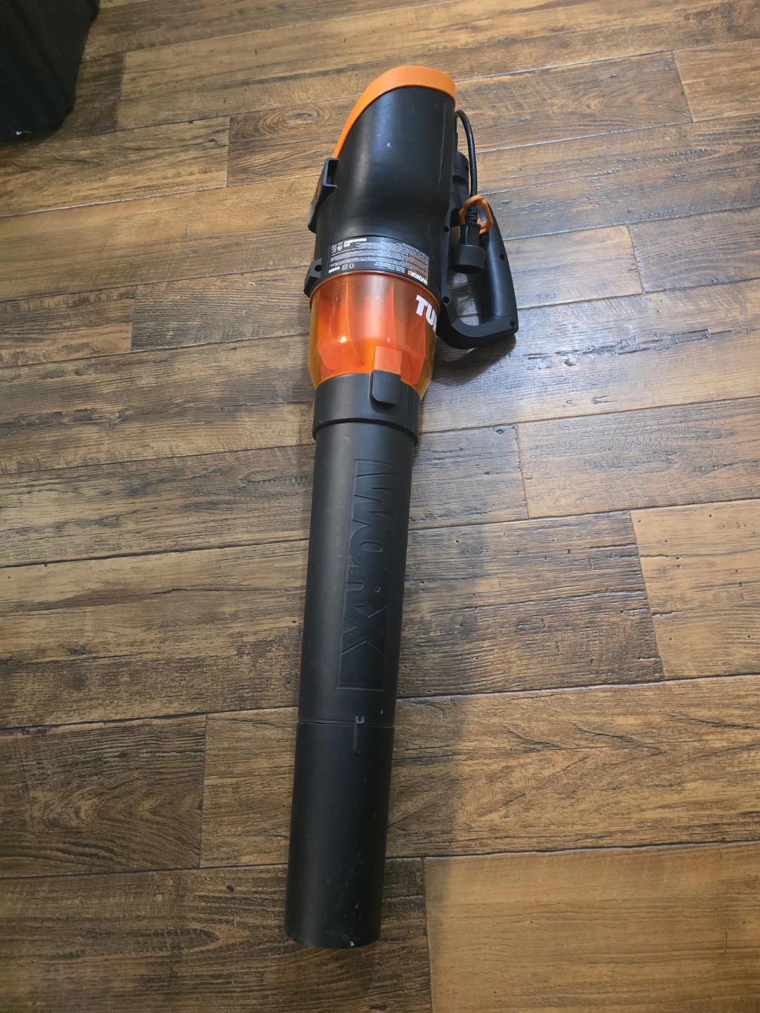 WORX WG520 12 Amp Turbine 600 Electric Leaf Blower - photo 2