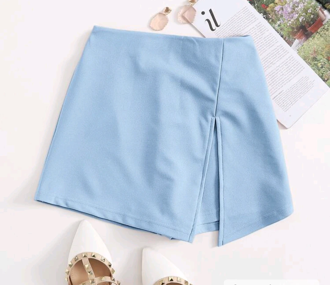 Light blue skirt