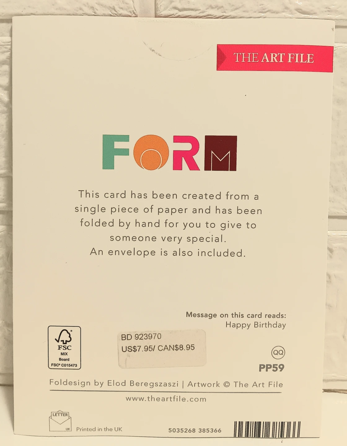 🎂The Art File Pop-Up Birthday Card🎂 - photo 2