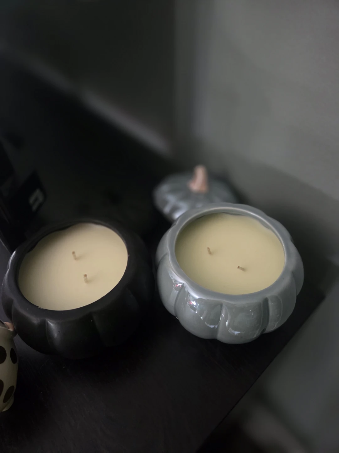 Pumpkin Shaped Candles (Set of 2) - photo 2