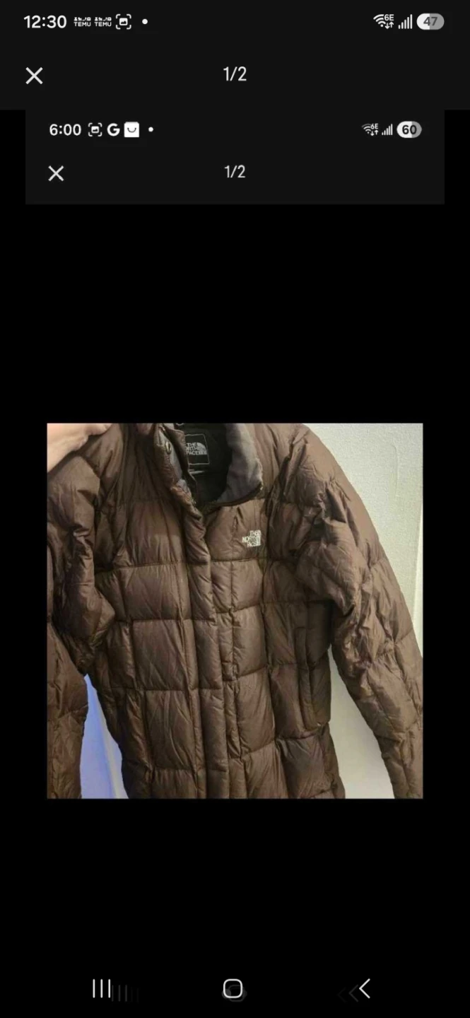 North face winter jacket