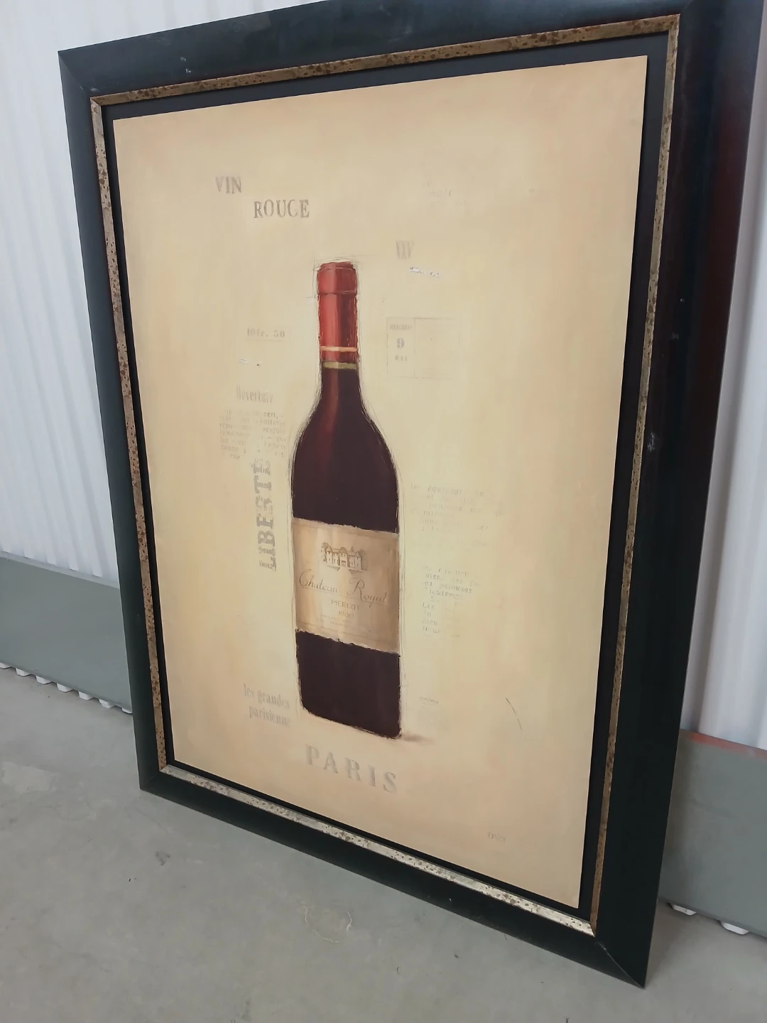 Framed Art Print 'Chateau Royal Merlot' by Emily Adams - photo 2