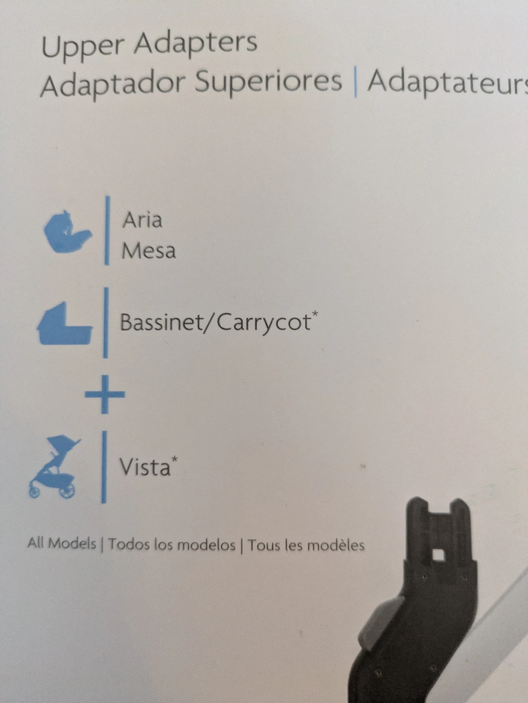 UPPAbaby Vista Upper Adapters - photo 2