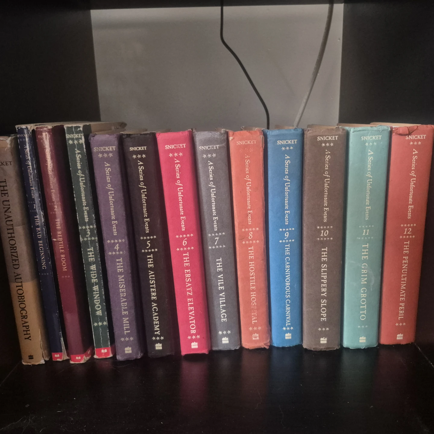 A Series of Unfortunate Events Book Collection