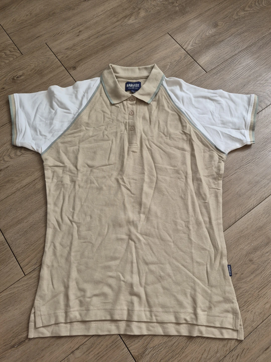 James Harvest Sportswear Polo Shirt - Beige/White