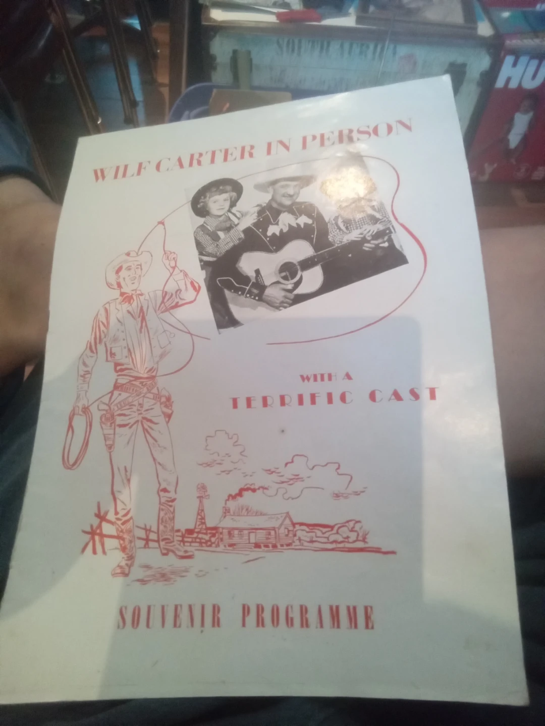 Wilf Carter In Person Souvenir Programme