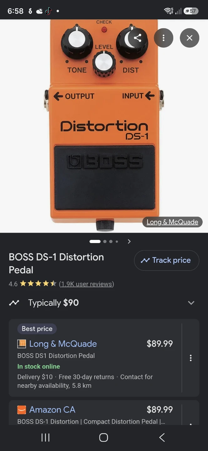 BOSS DS-1 Distortion Pedal