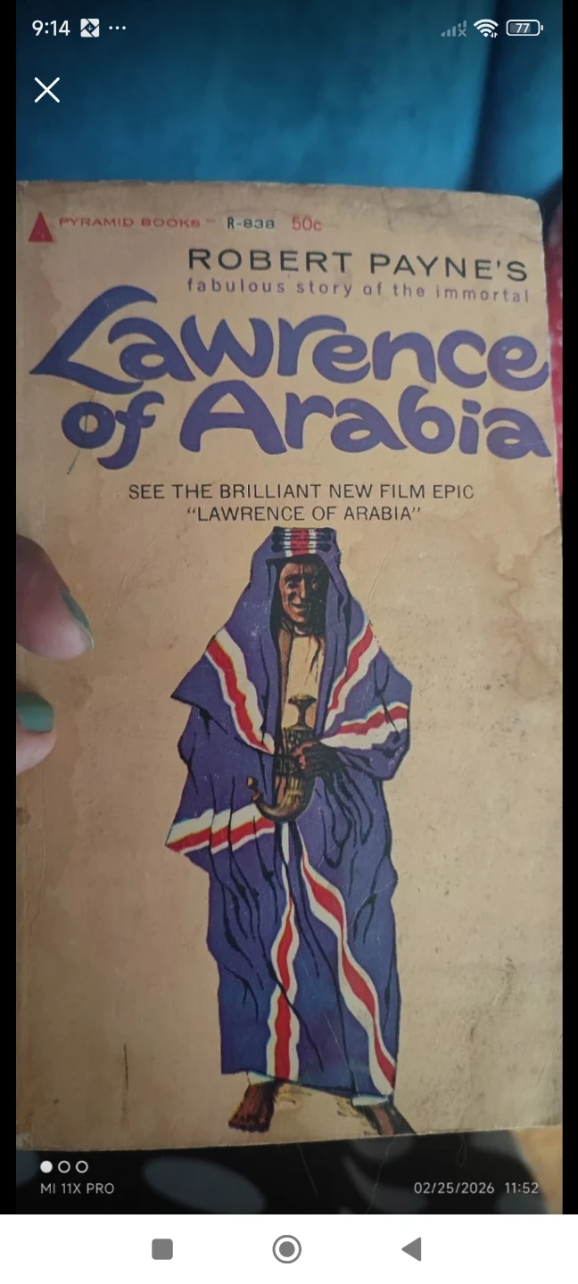 Robert Payne Lawrence of Arabia Paperback Book