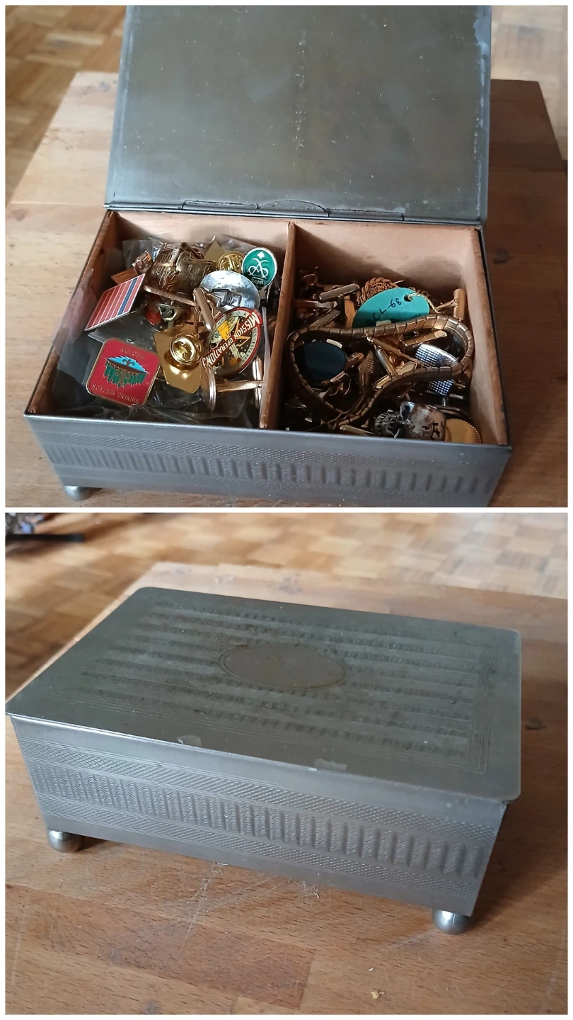 Assorted Cufflinks and Pins Collection