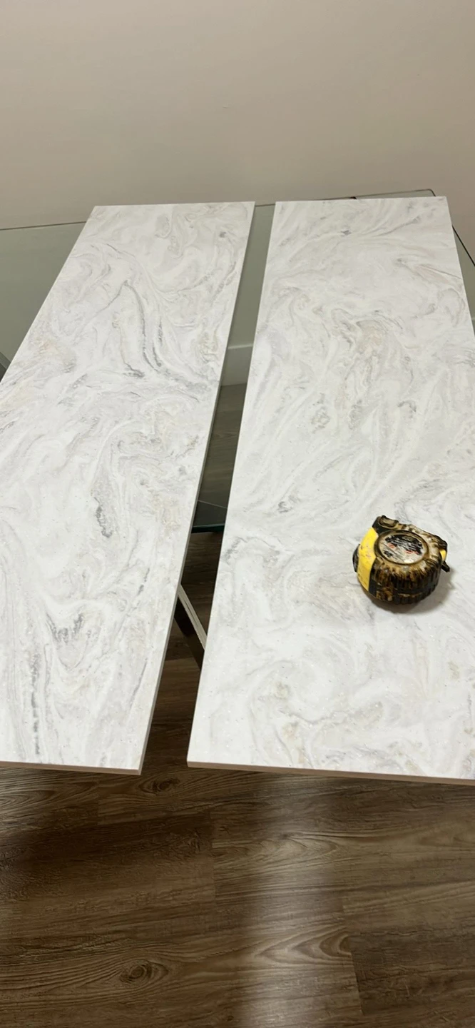 White Marble Look Countertop Slabs (2 pieces) - photo 5