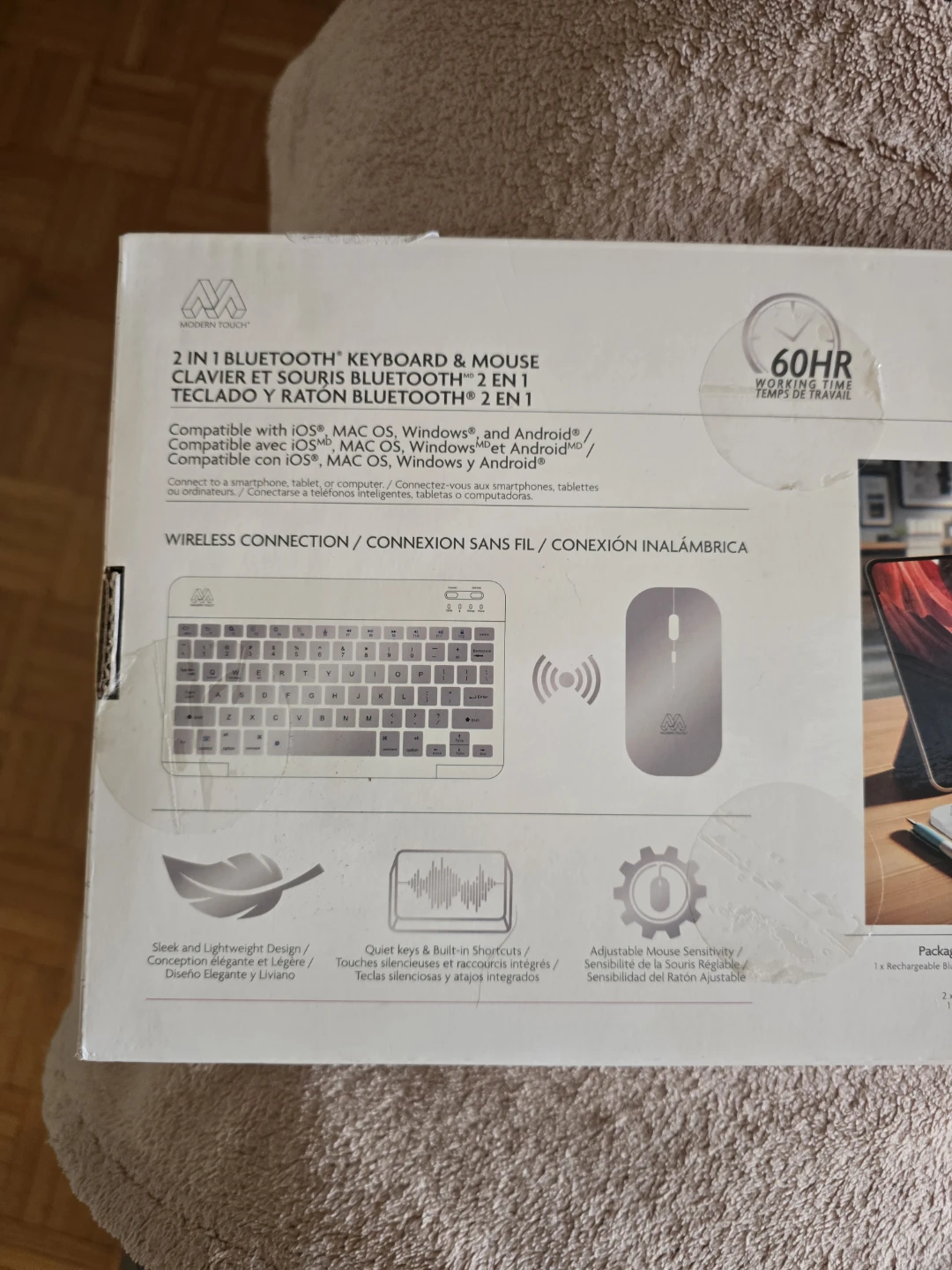 Modern Touch 2-in-1 Bluetooth Keyboard & Mouse Set - photo 3