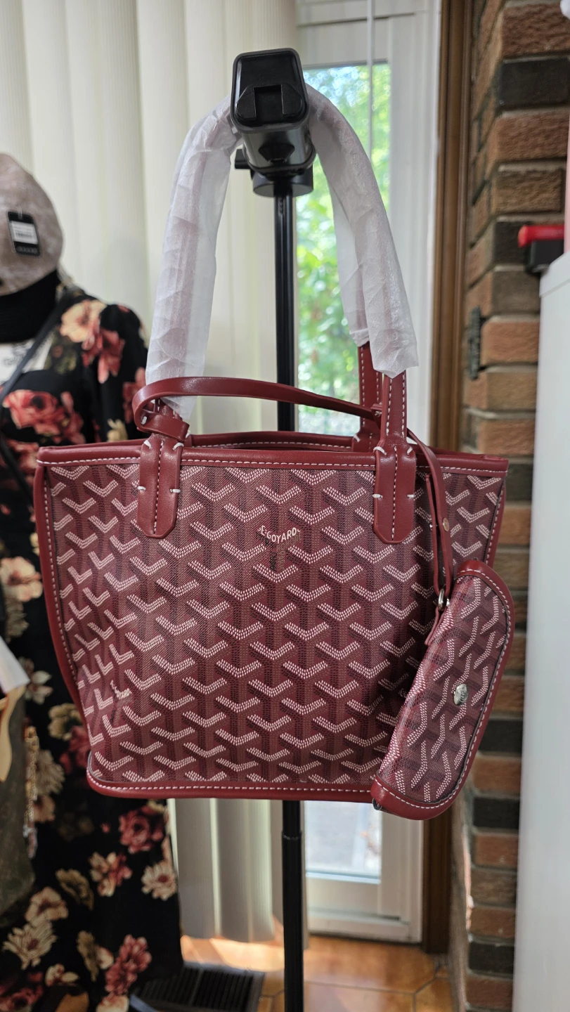 Tote Bag with Pouch - Red
