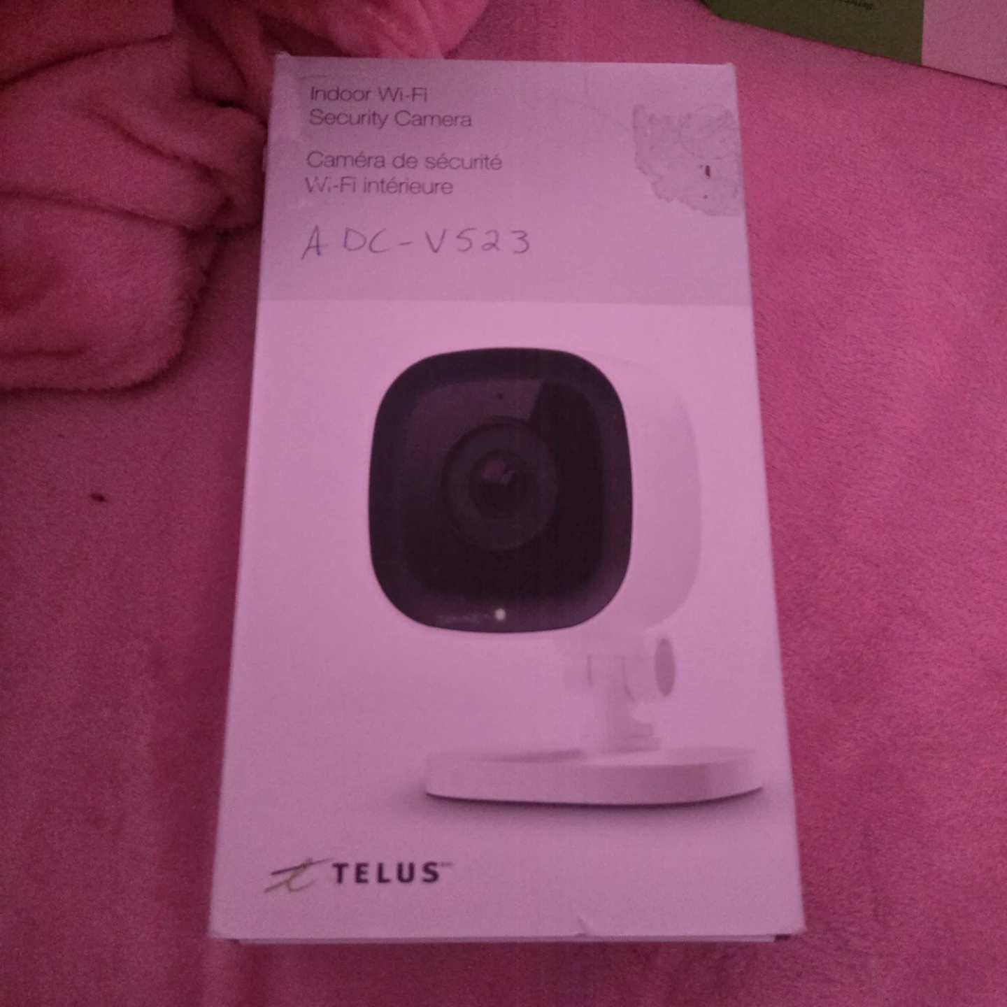Indoor wi fi security camera.