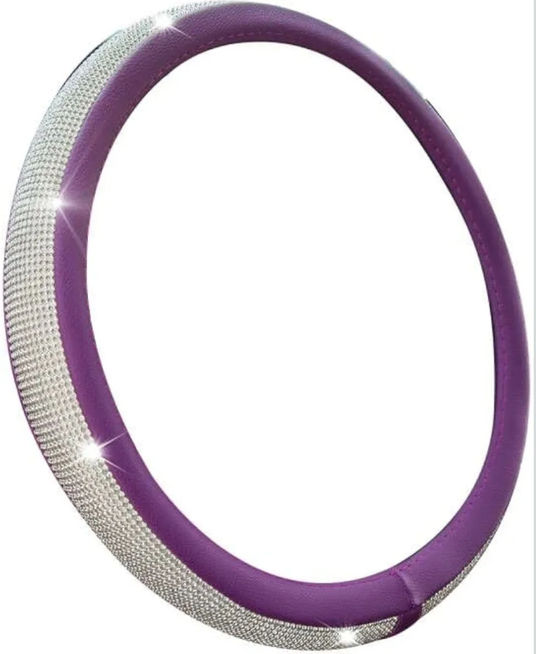 Purple Bling Steering Wheel Cover - photo 2