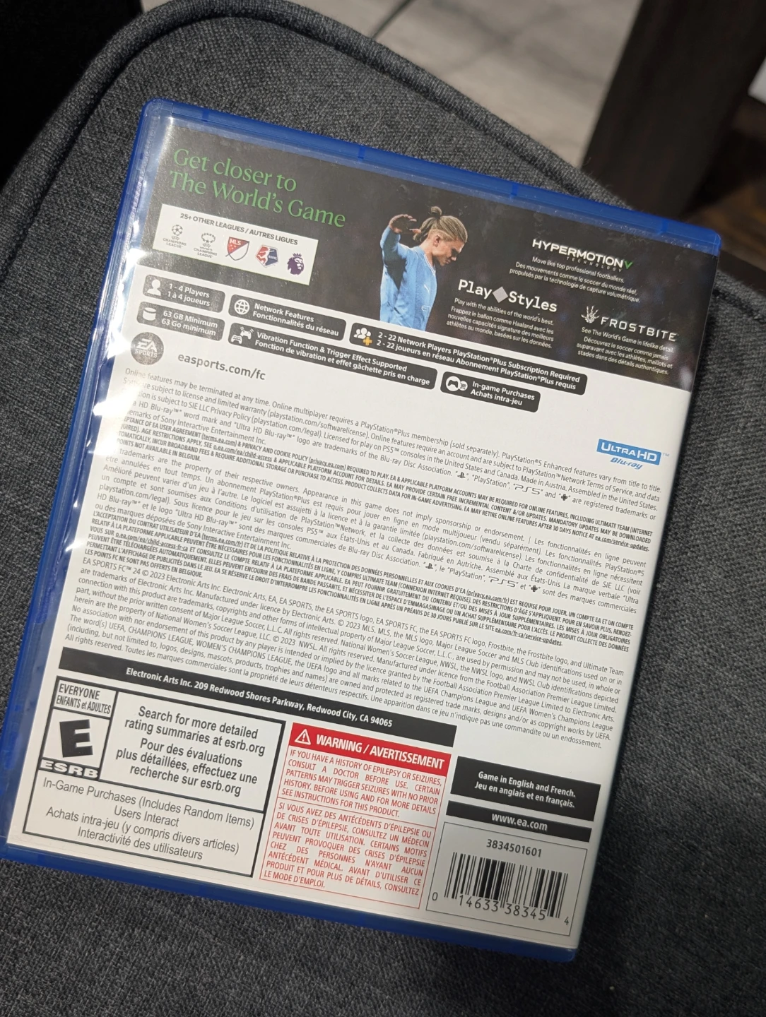 FC24 - PS5 game CD - photo 3