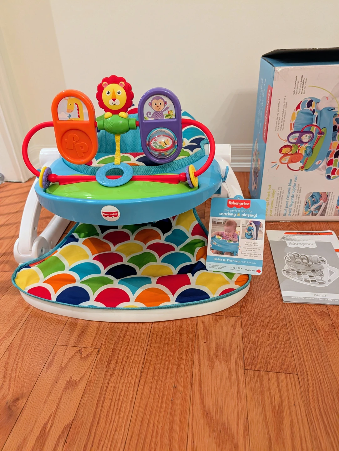 Fisher-Price Sit-Me-Up Floor Seat with Toys - photo 2