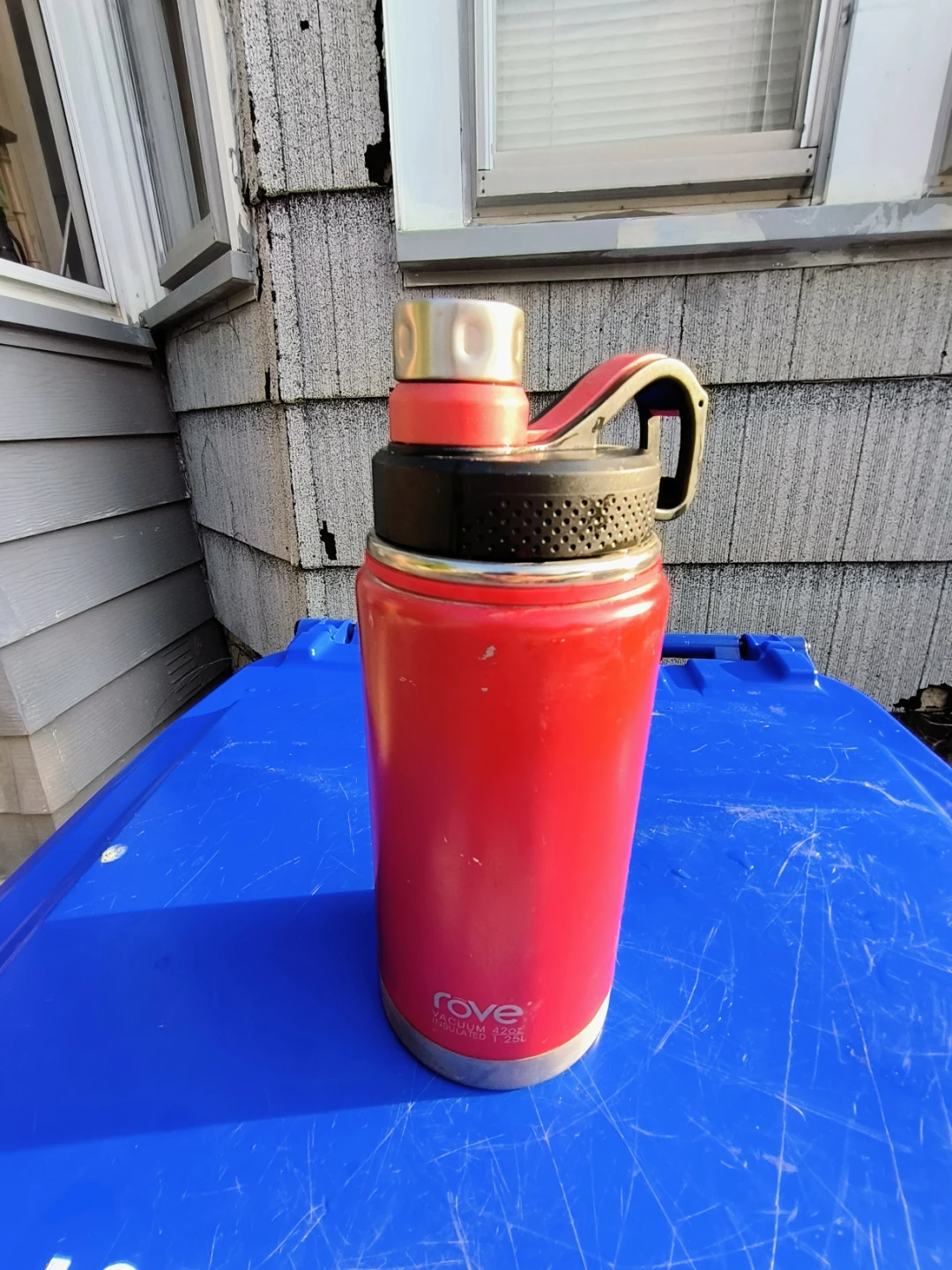 rove water bottle used stainless steel lining