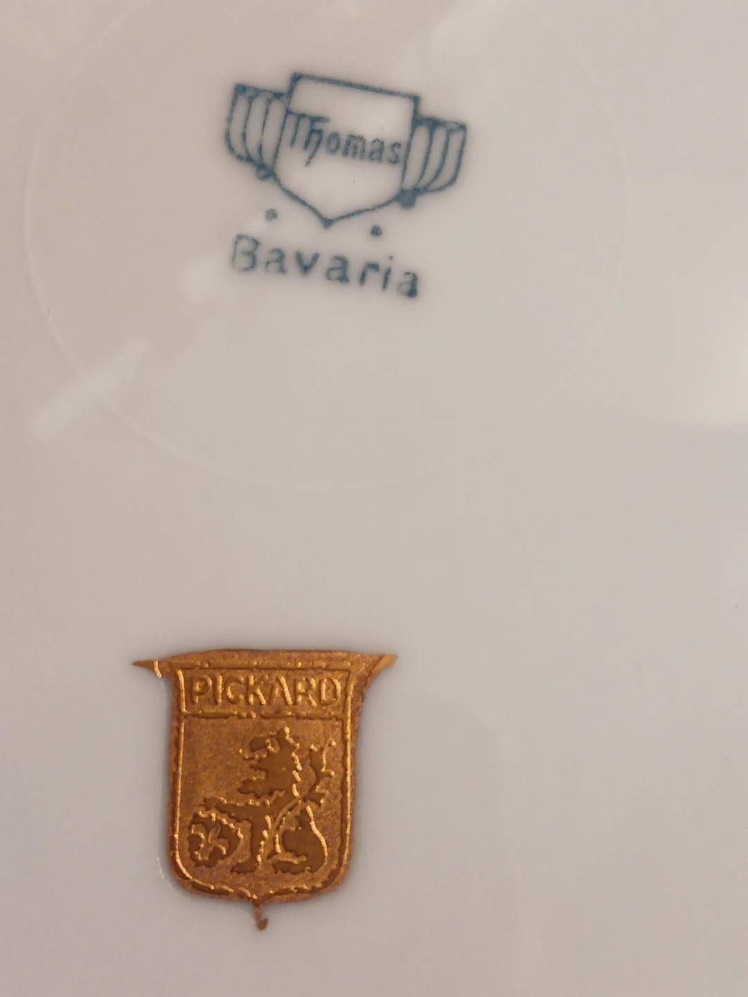 24K Gold Thomas Bavaria  Floral Serving Platter - photo 4