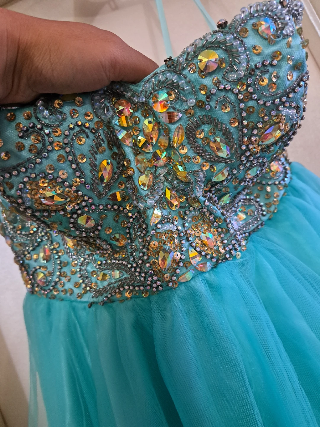 Turquoise Dress Size Large - photo 5