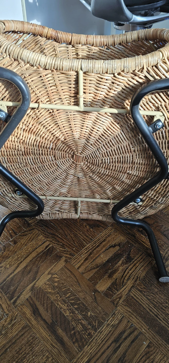 Foot stool/Ottoman wicker - photo 5