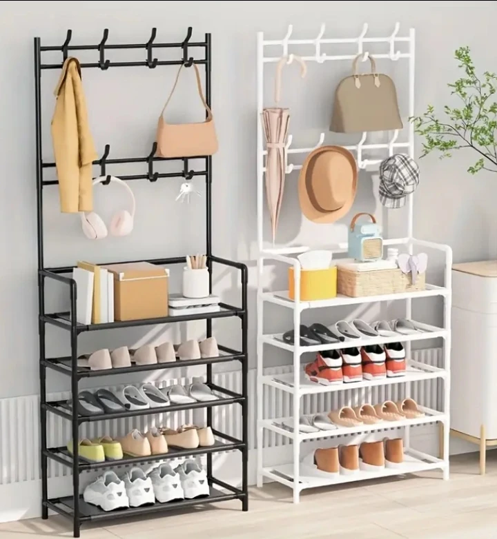 (BRAND NEW) 5-Layer Shoe Rack and Coat Stand