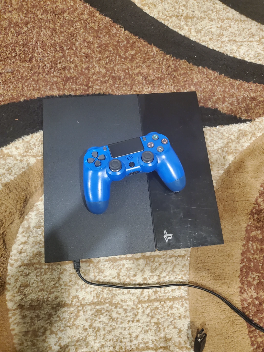 Sony PlayStation 4 Console with Blue Controller