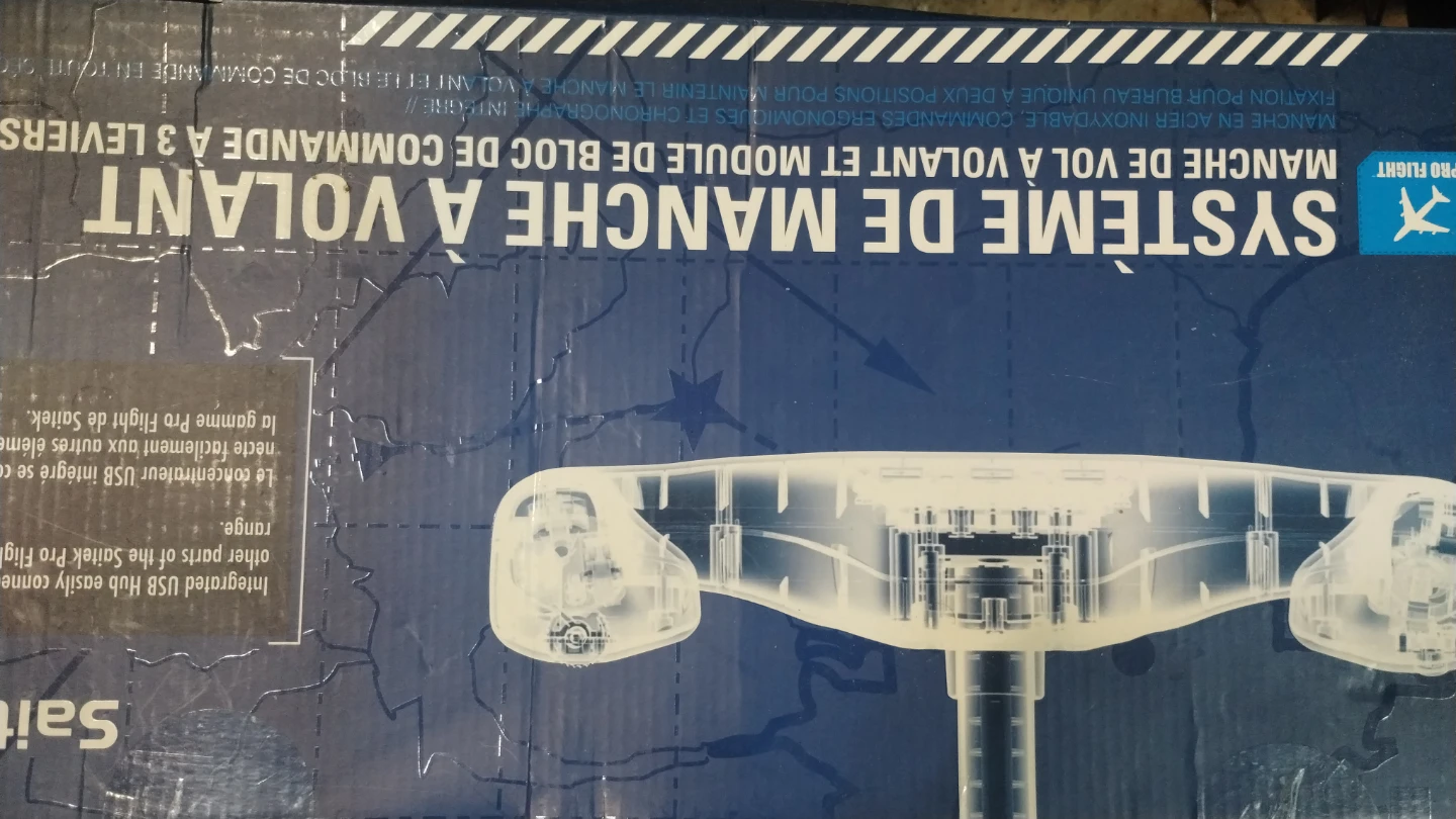 ✈️ Saitek Pro Flight Yoke & Throttle Quadrant System - Like New - photo 2