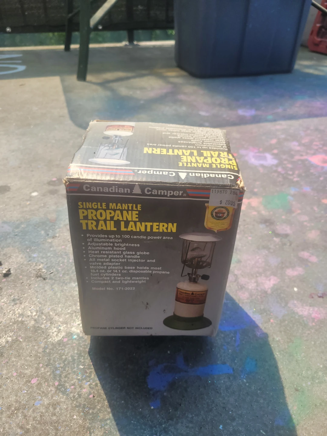 Canadian Camper Single Mantle Propane Trail Lantern
