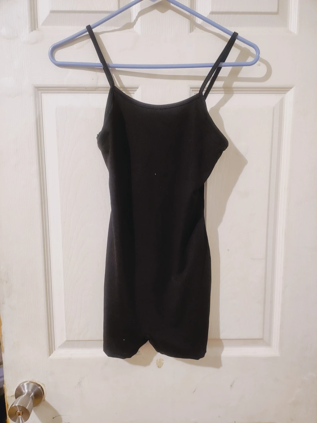 Black Spaghetti Strap Tank Top XS stretchy